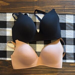 Amazon essentials tan and black bra set 34D